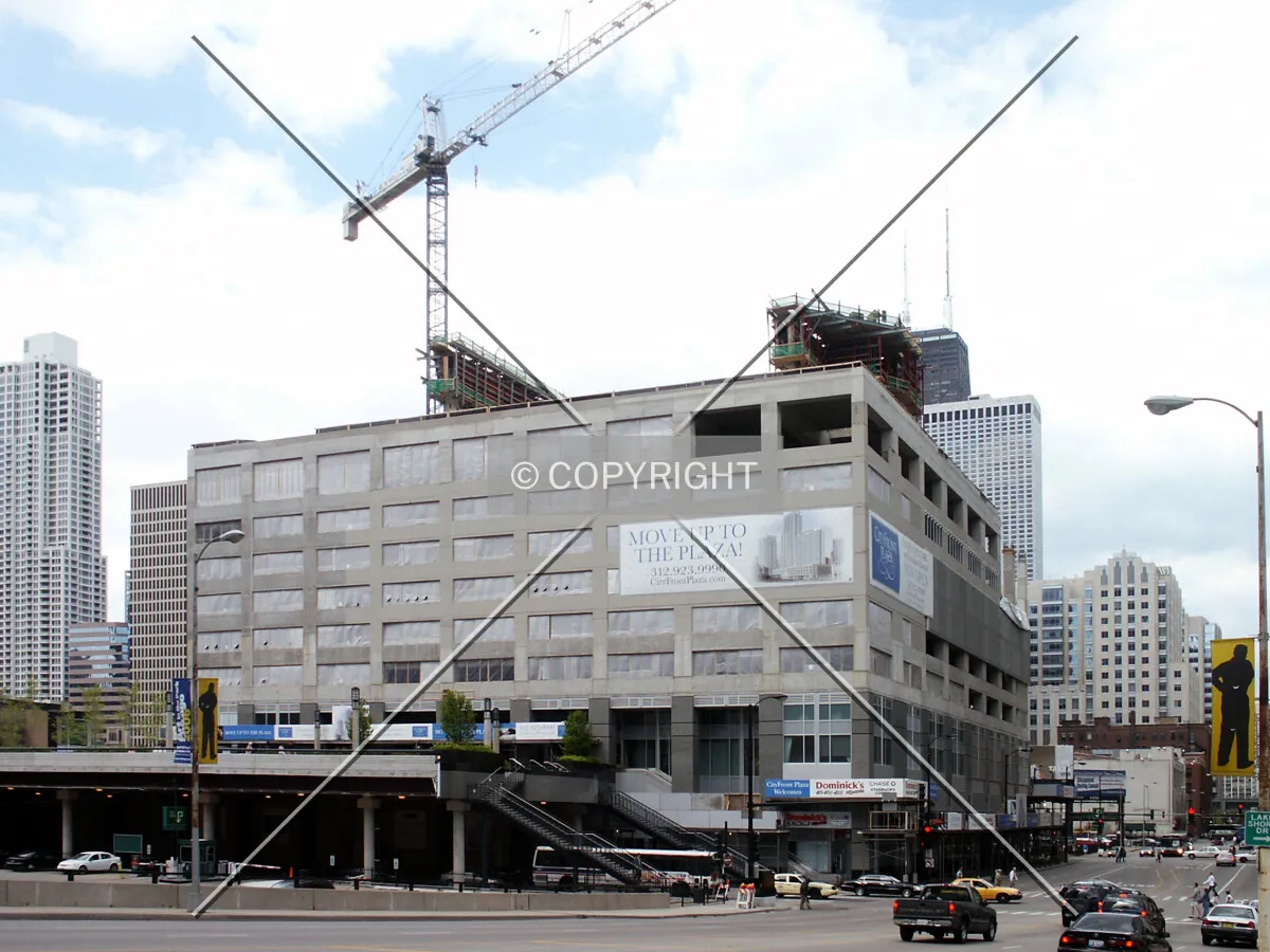 Looking north on Columbus Drive