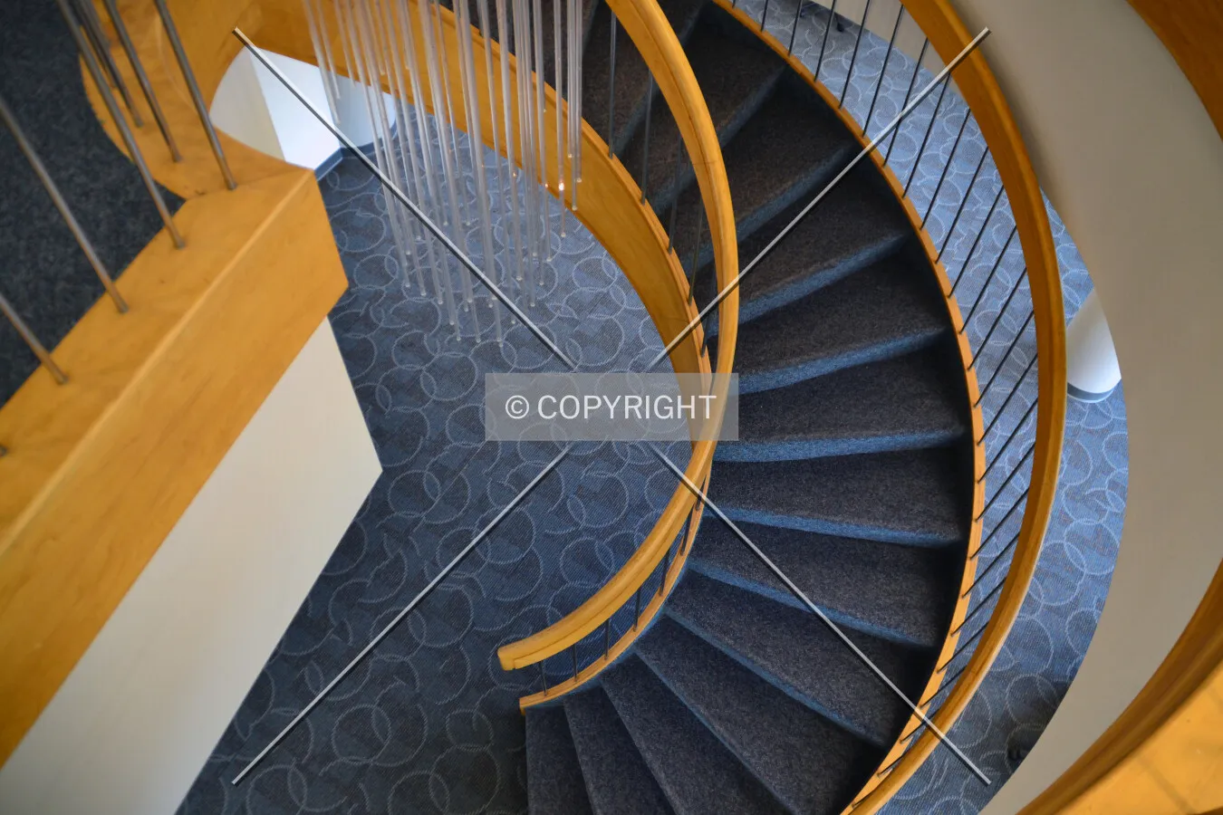 Stairway between the 2nd and 3rd floors