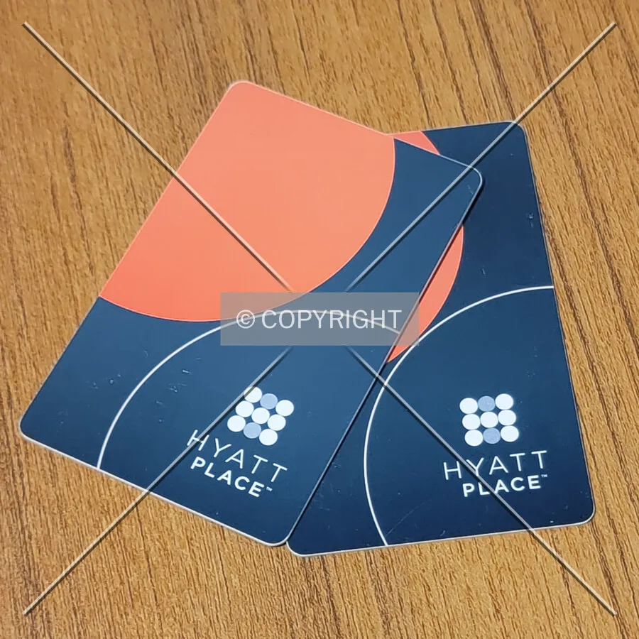 Hyatt Place room keys; July 3, 2021