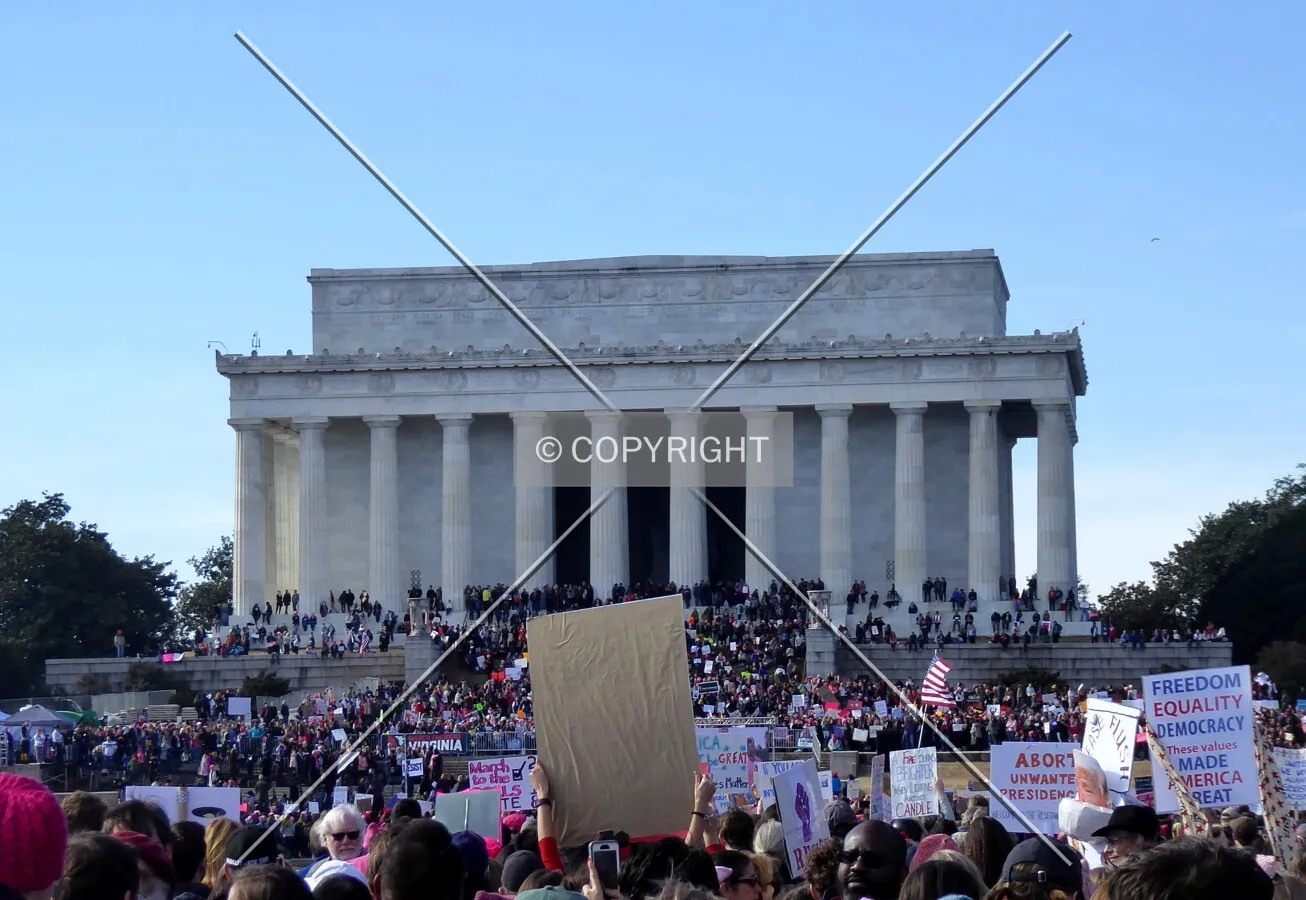 From the east during the 2018 Women''s March