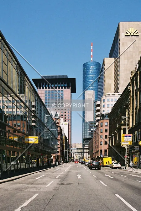 Banking district - as seen from Neue Mainzer Straße