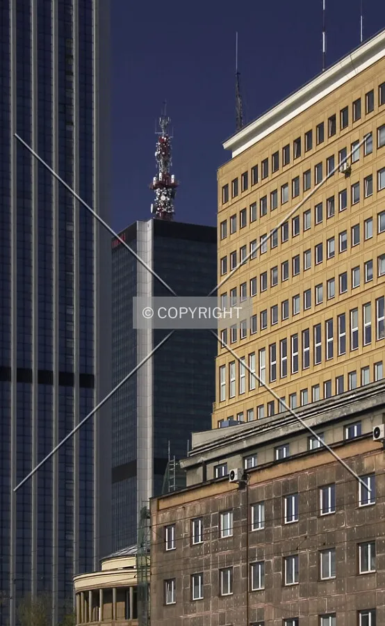 The 'classical' Warsaw's skyscrapers