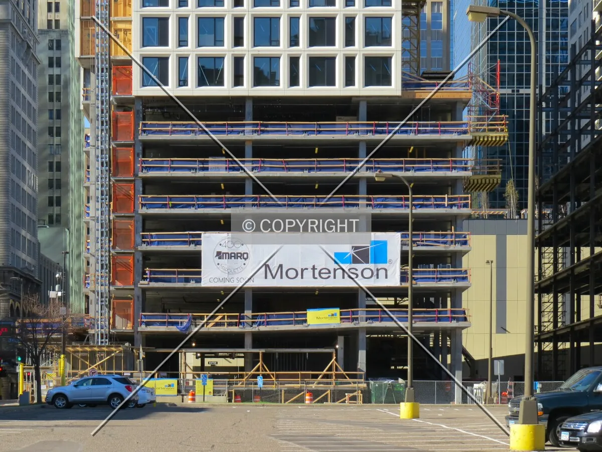 Parking podium from 3rd Street South