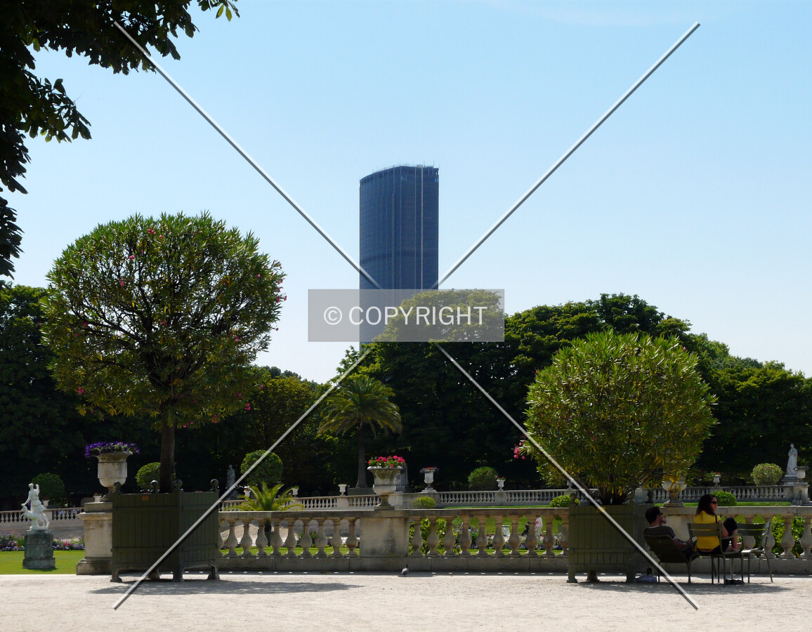 View from the Jardin du Luxembourg
