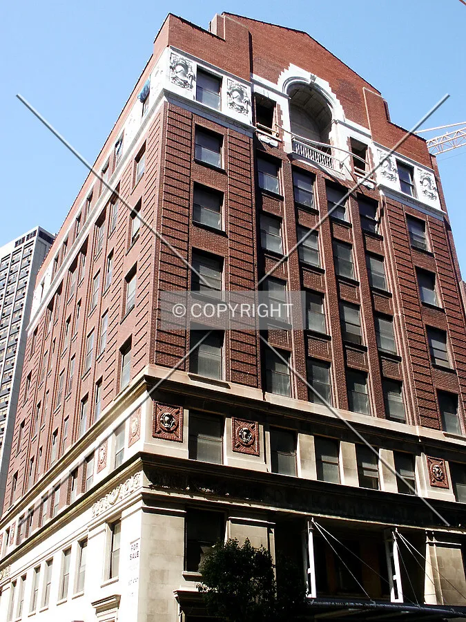 Looking up from the southwest