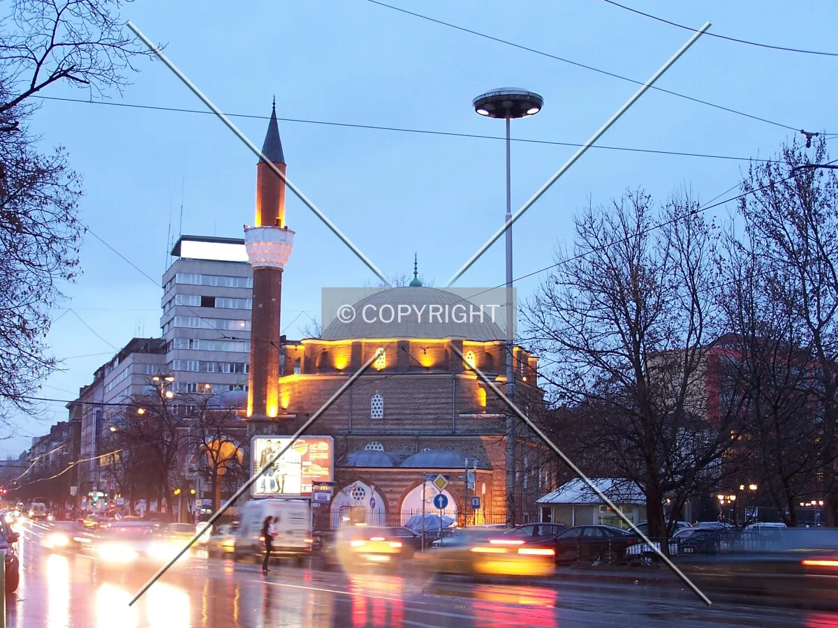 View at dusk