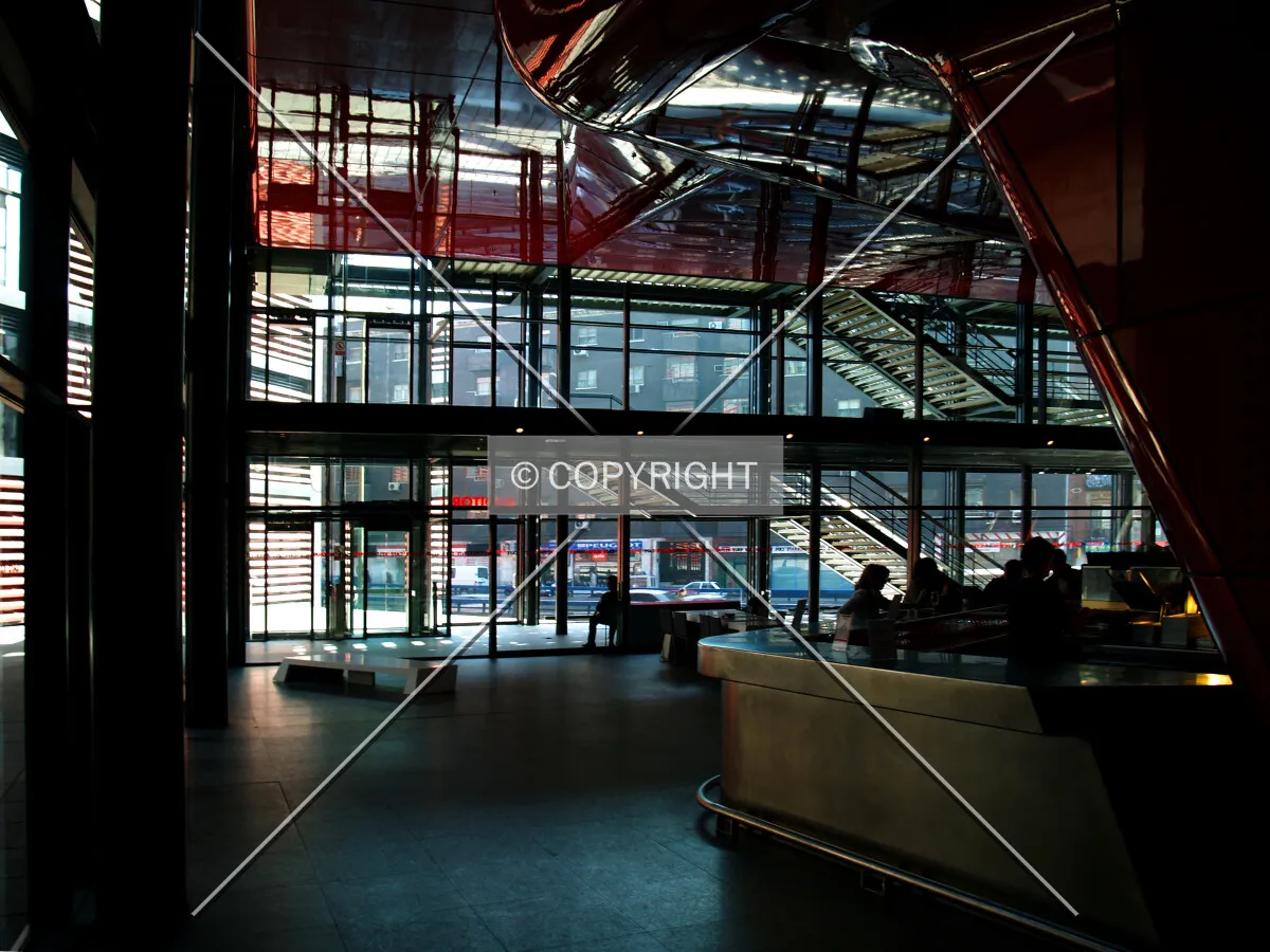 A view of the cafeteria