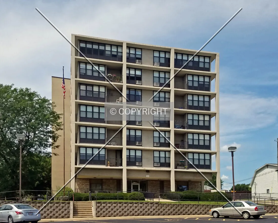View from the southeast; August 5, 2017
