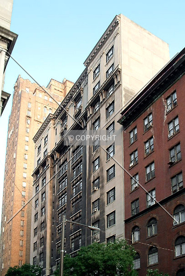 View from the northwest across Spruce Street