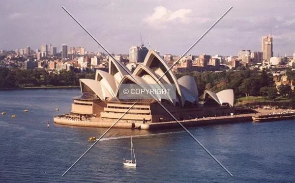 Looking east from the Harbour Bridge