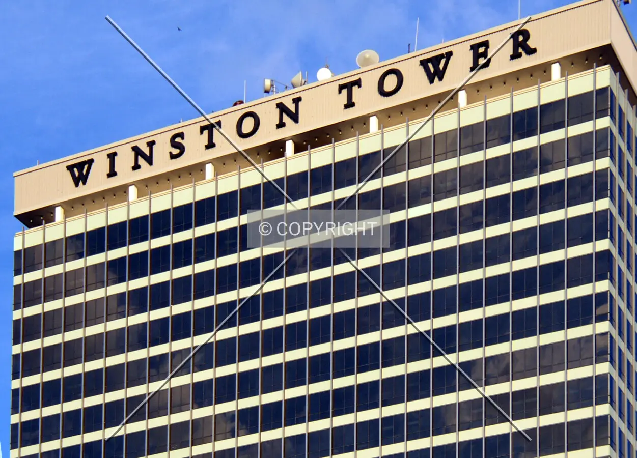 Upper floors and western signage