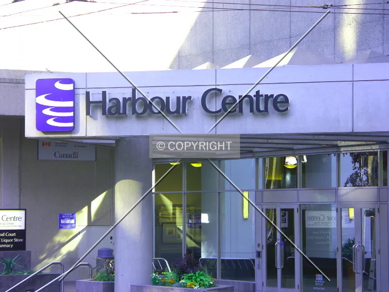Entrance at corner of Hastings and Seymour