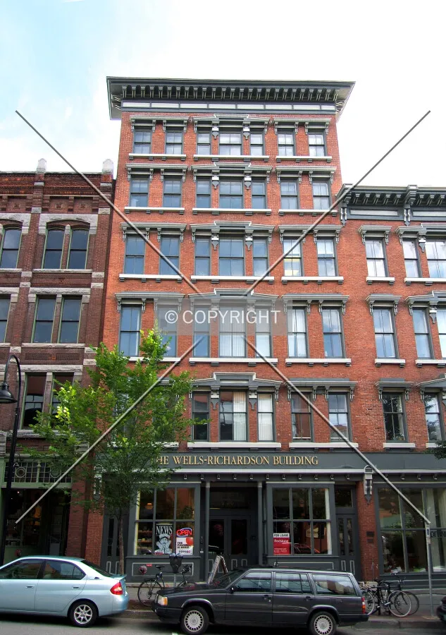 View from the north on College Street