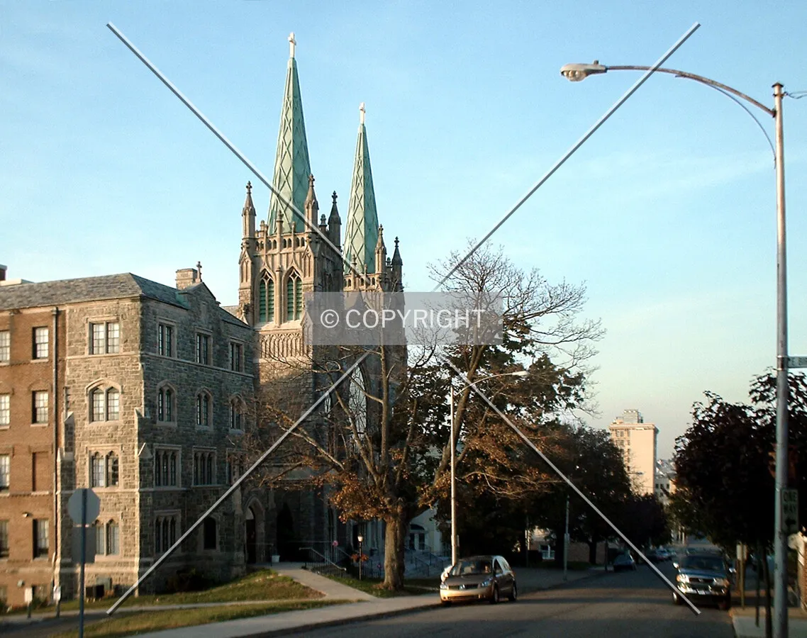 View from the south along Wyoming Street