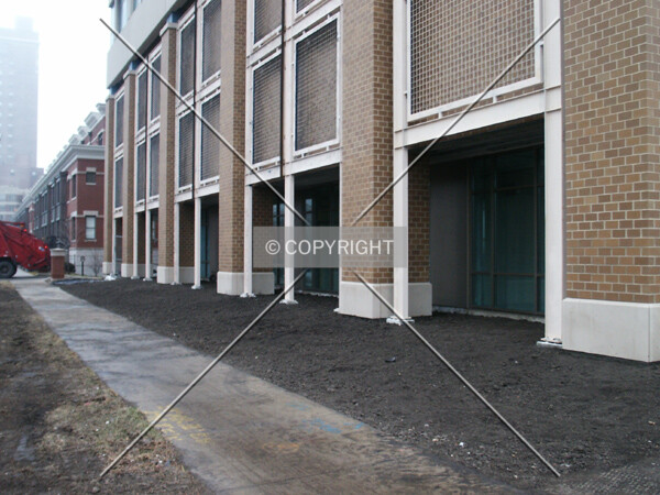 Street level view on Indiana Avenue; 2 January 2004