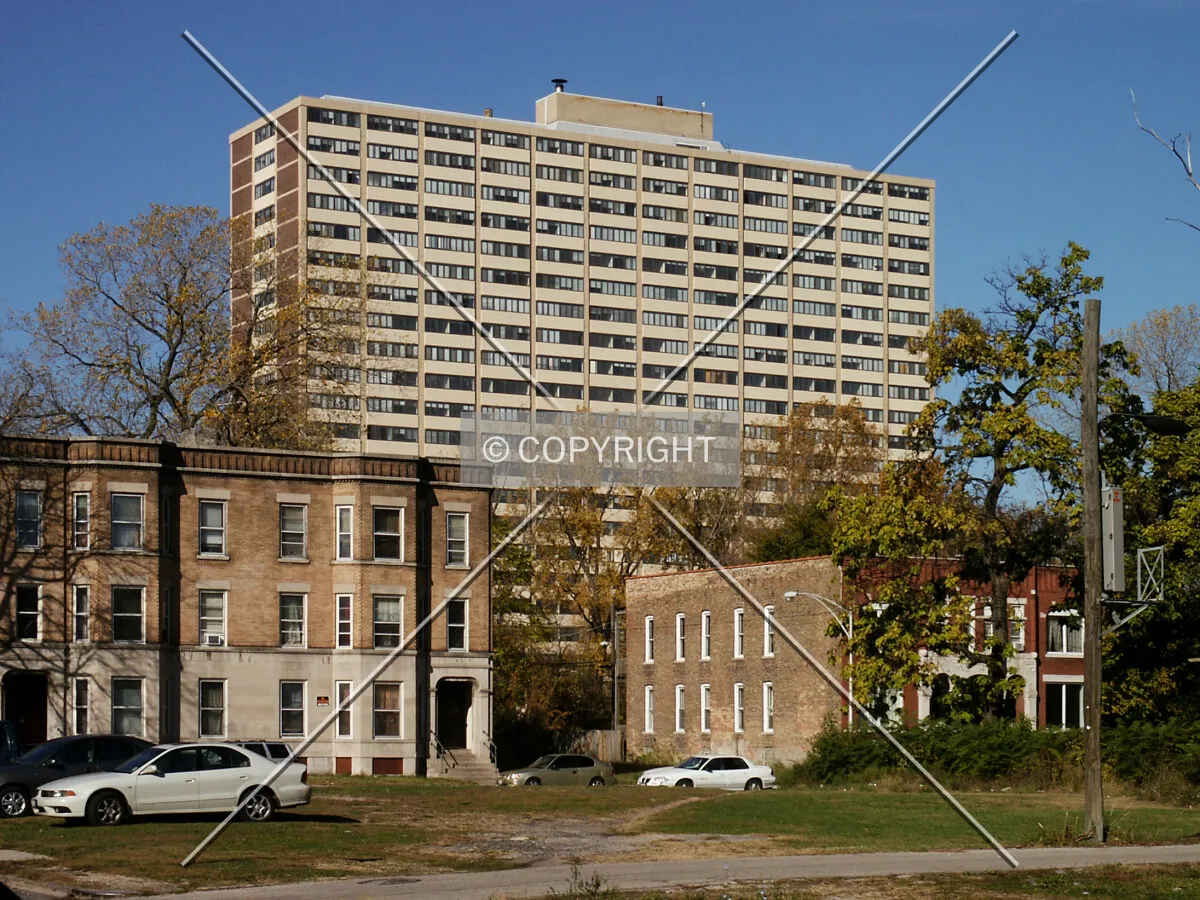 View from the east