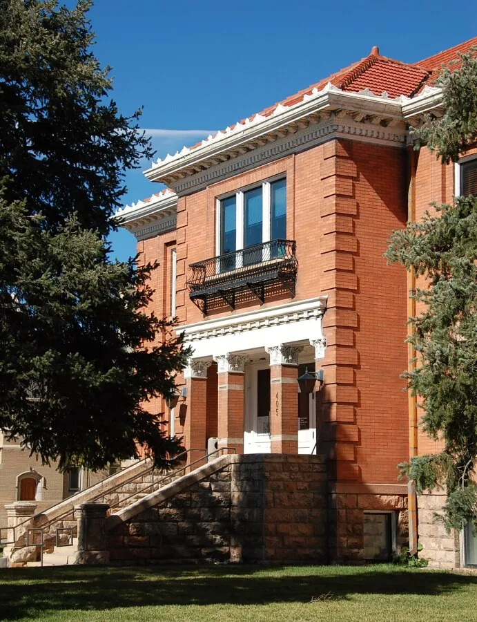View from the southeast