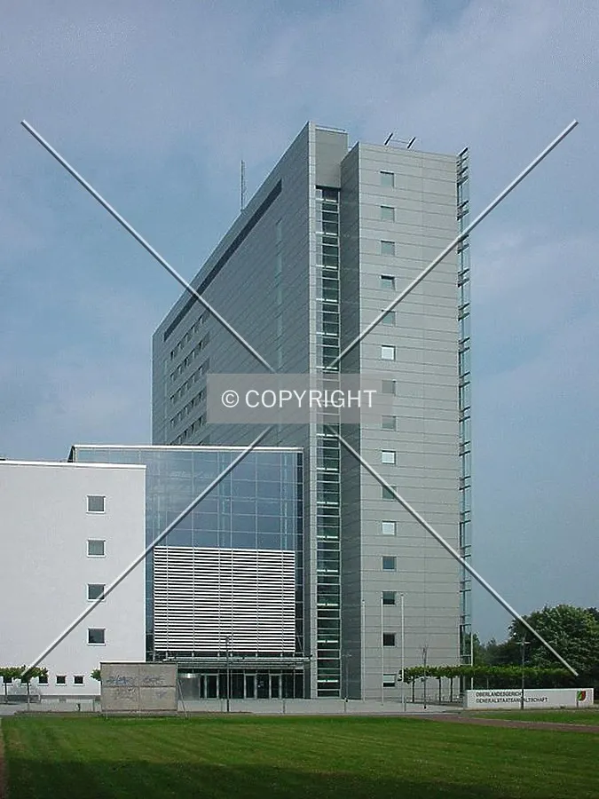 Front view of the complex