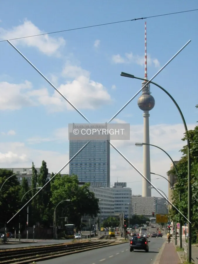 Alexanderplatz seen from East Berlin