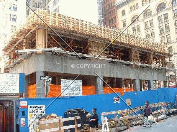 View of site facing William Street, 05.29.03
