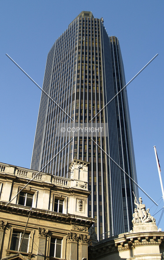 Looking up from the southern side