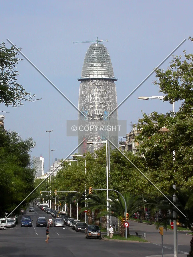 The building seen along La Diagonal