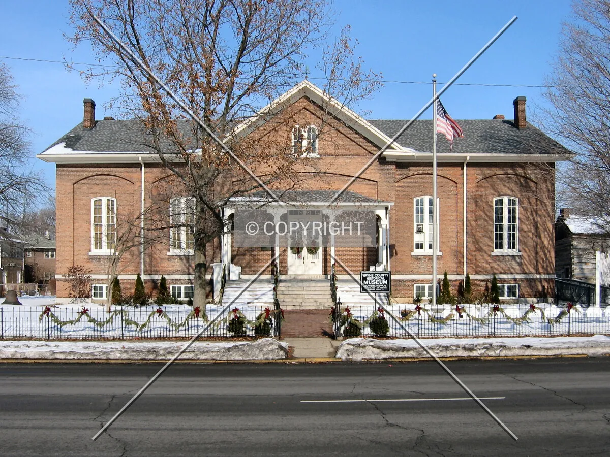 Full south elevation from across North A Street