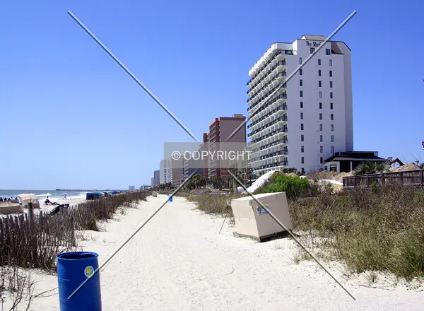 Looking south from the Bluewater Resort