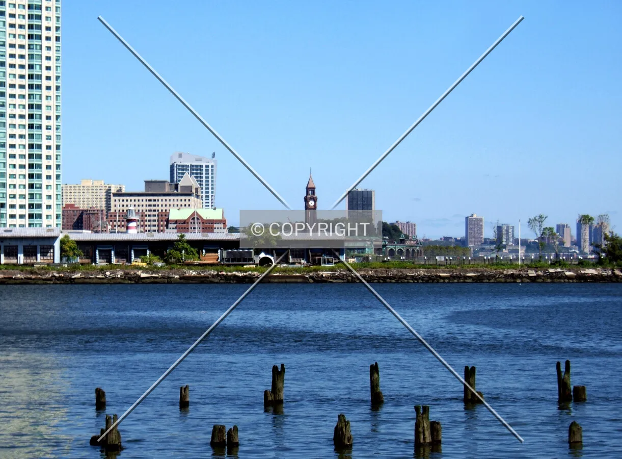 Central Hoboken from the southwest