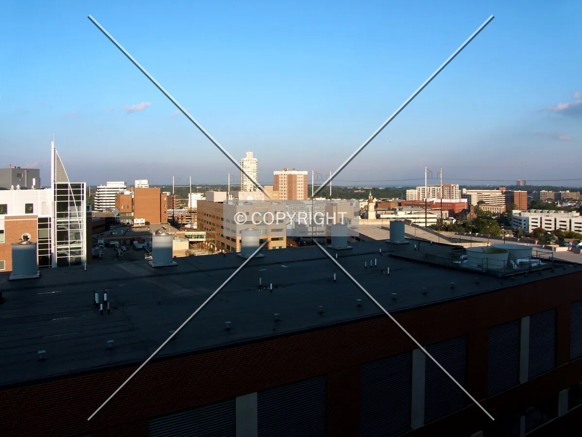 Downtown from the west