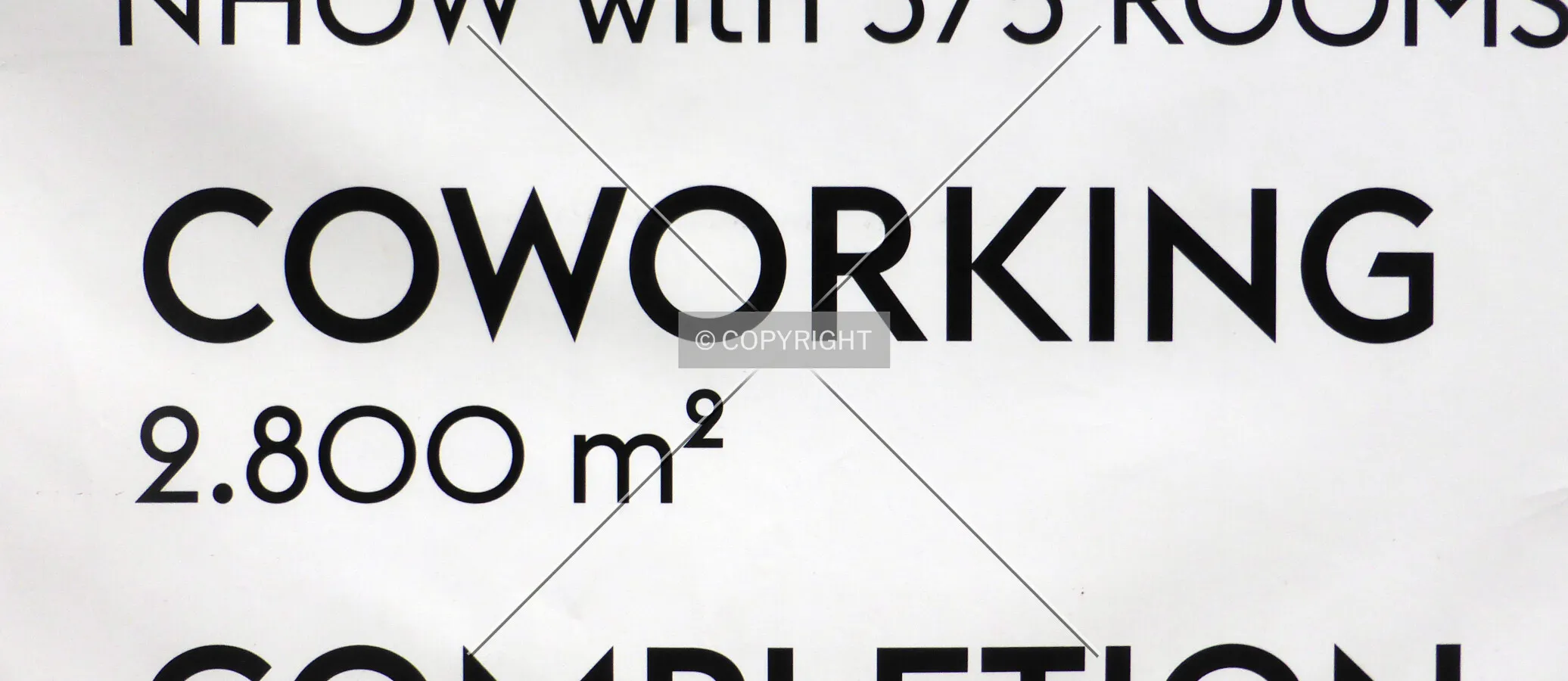 Coworking space with 2800 square meters