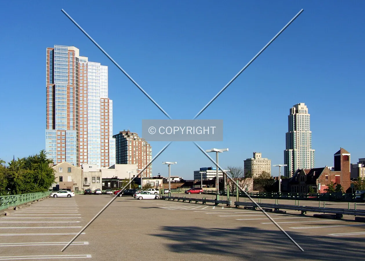 Downtown from the southeast