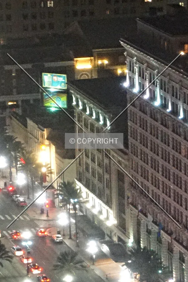 Night view from the Sheraton Hotel to the southeast; August 24, 2016