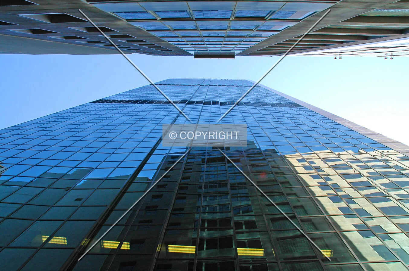 Looking up from Reiby Place