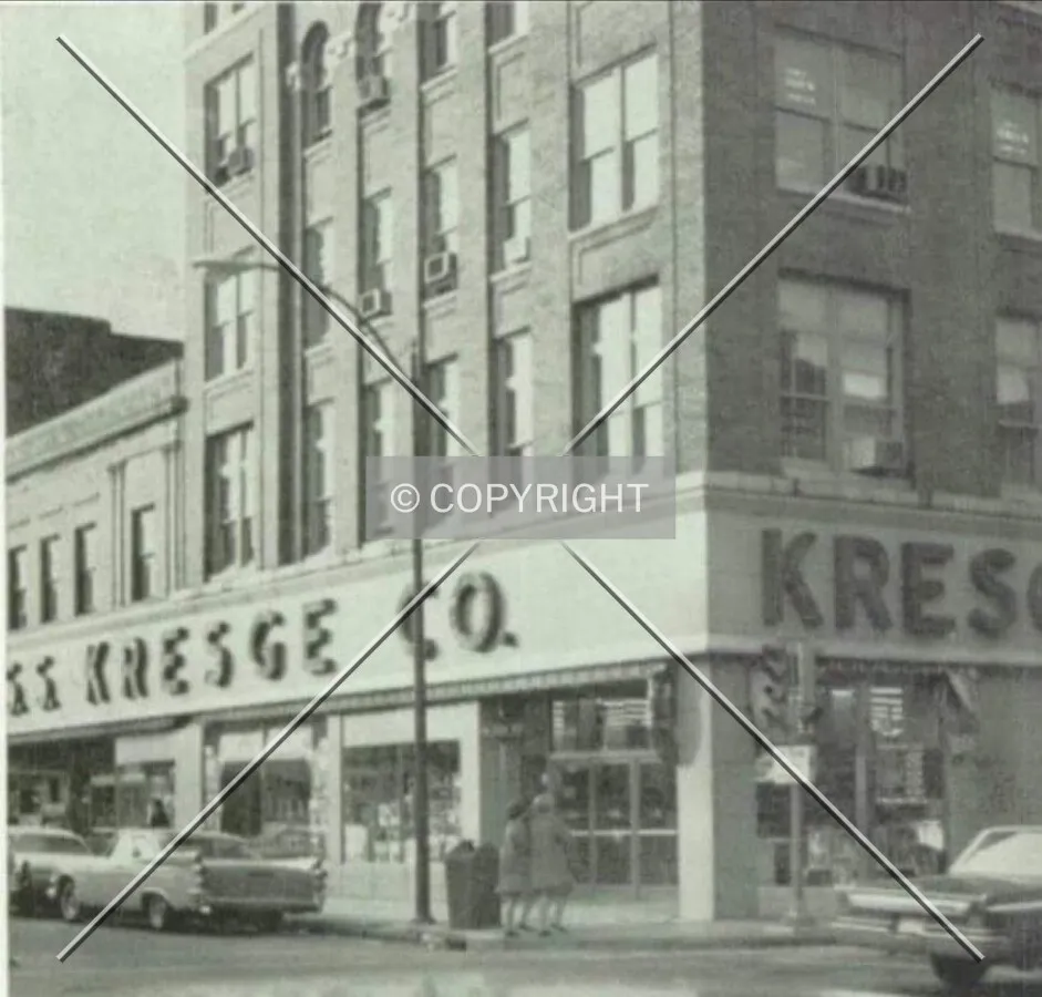 Vintage view from the southeast