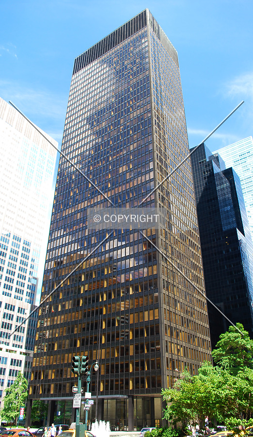 Viewed from the west across Park Avenue