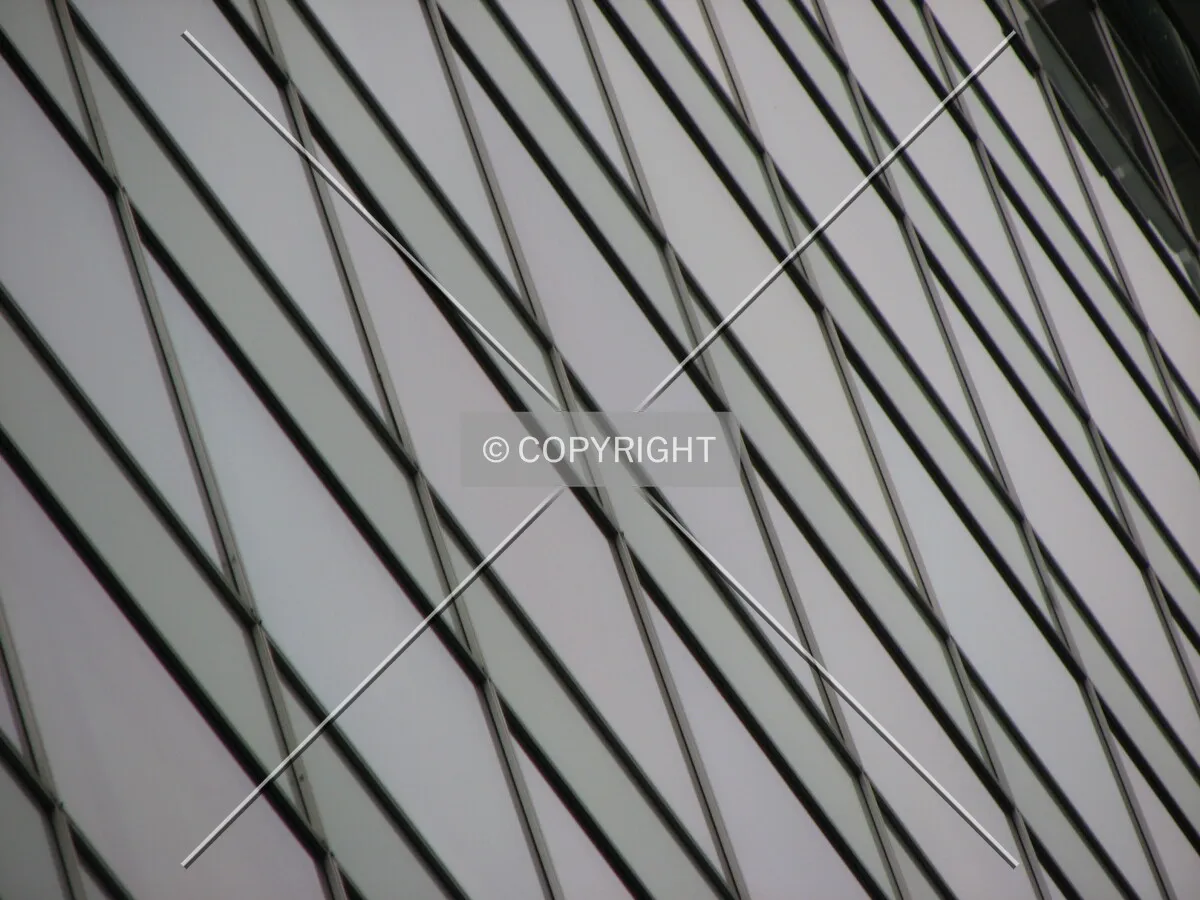 Facade detail on the south facade