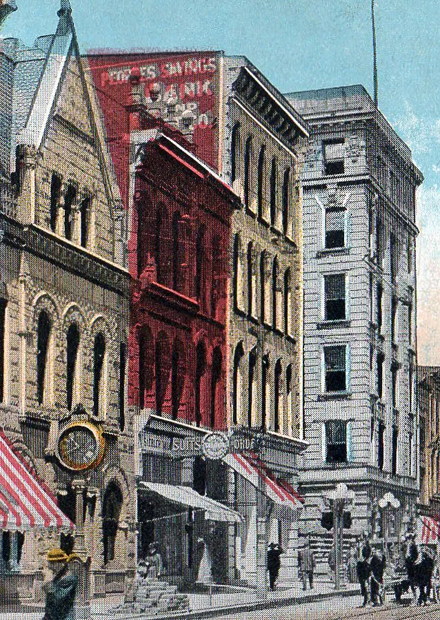 Vintage view from the southeast