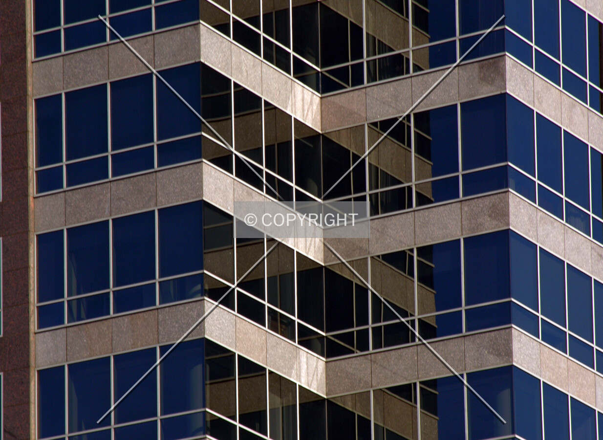 Detail of the facade on the southwest corner