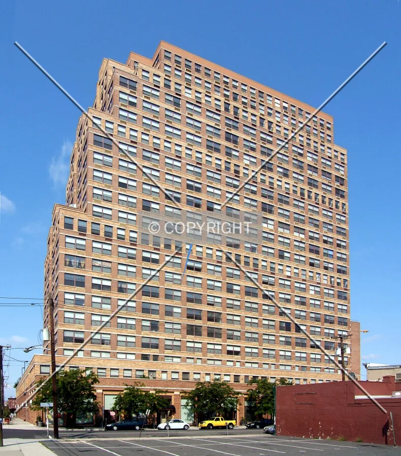 View from the southeast along York Street
