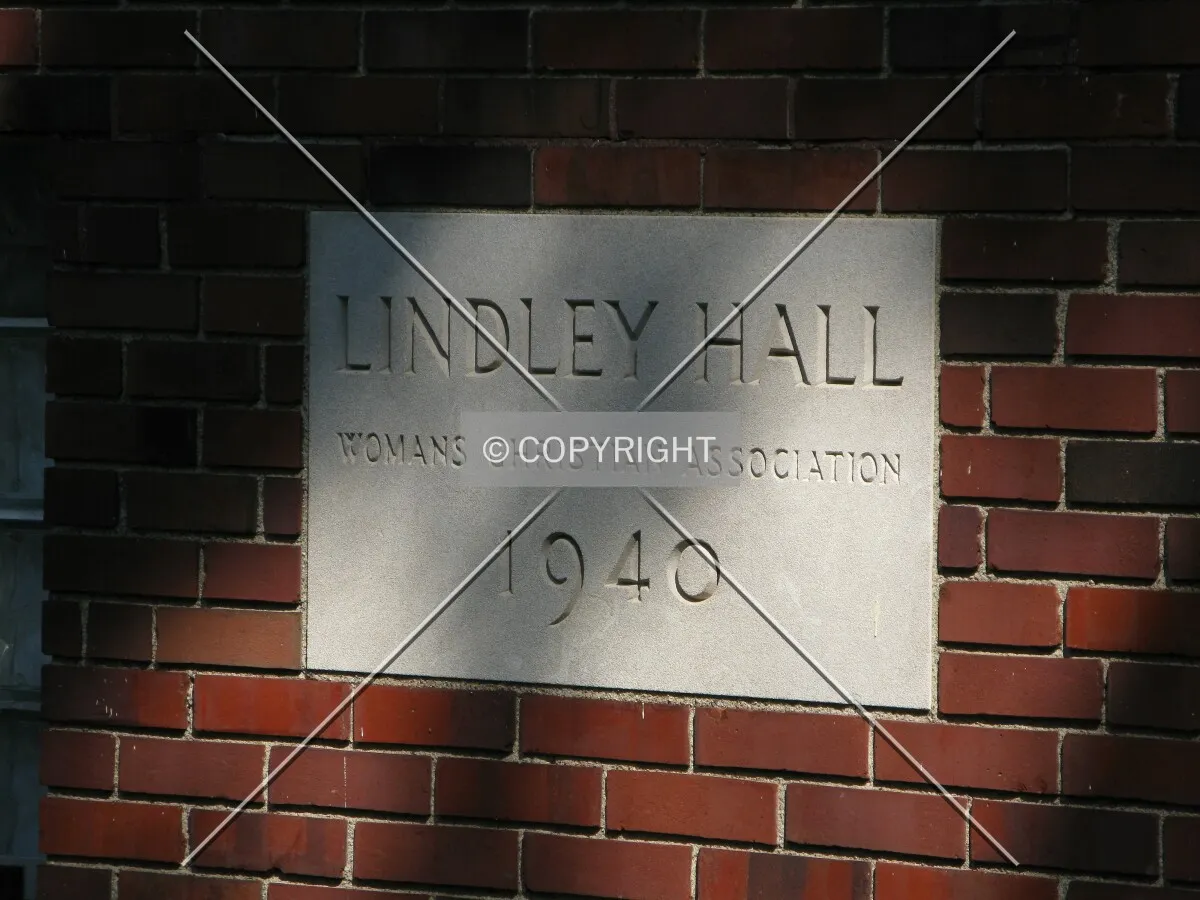 Cornerstone for Lindley Hall addition