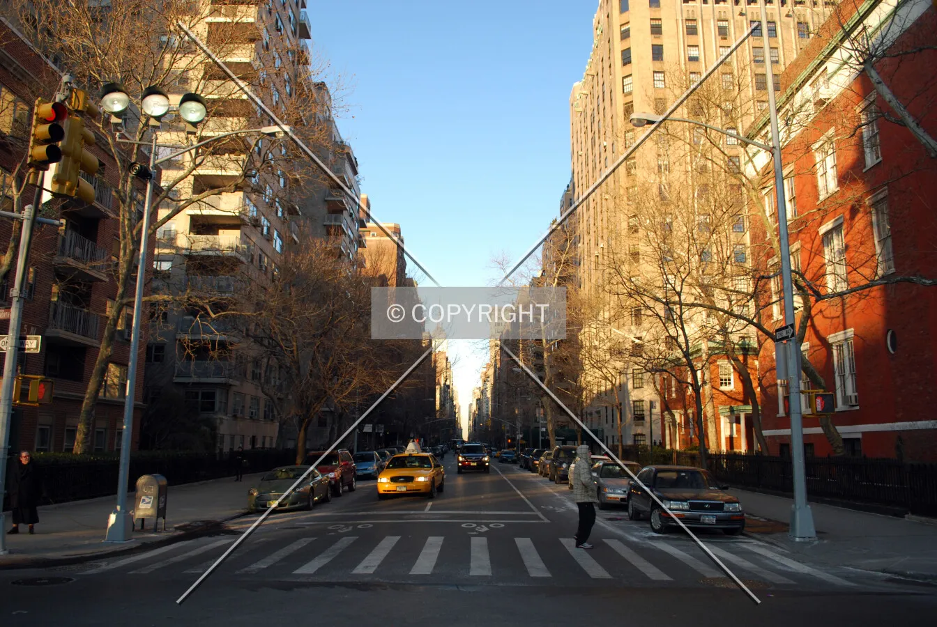Looking northward from Washington Square Park
