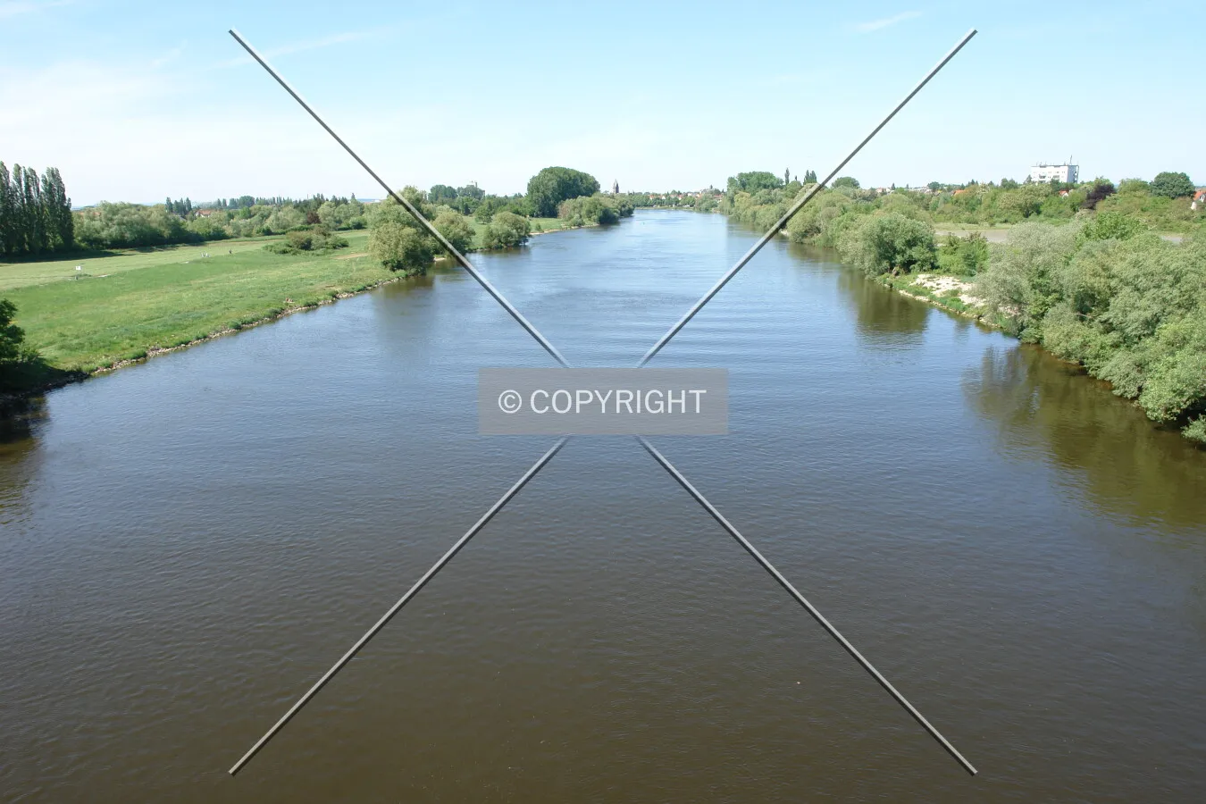 The 'Main' river in Germany
