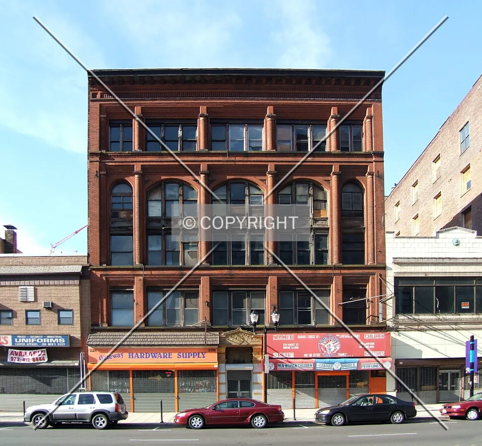 View from the northeast across Market Street