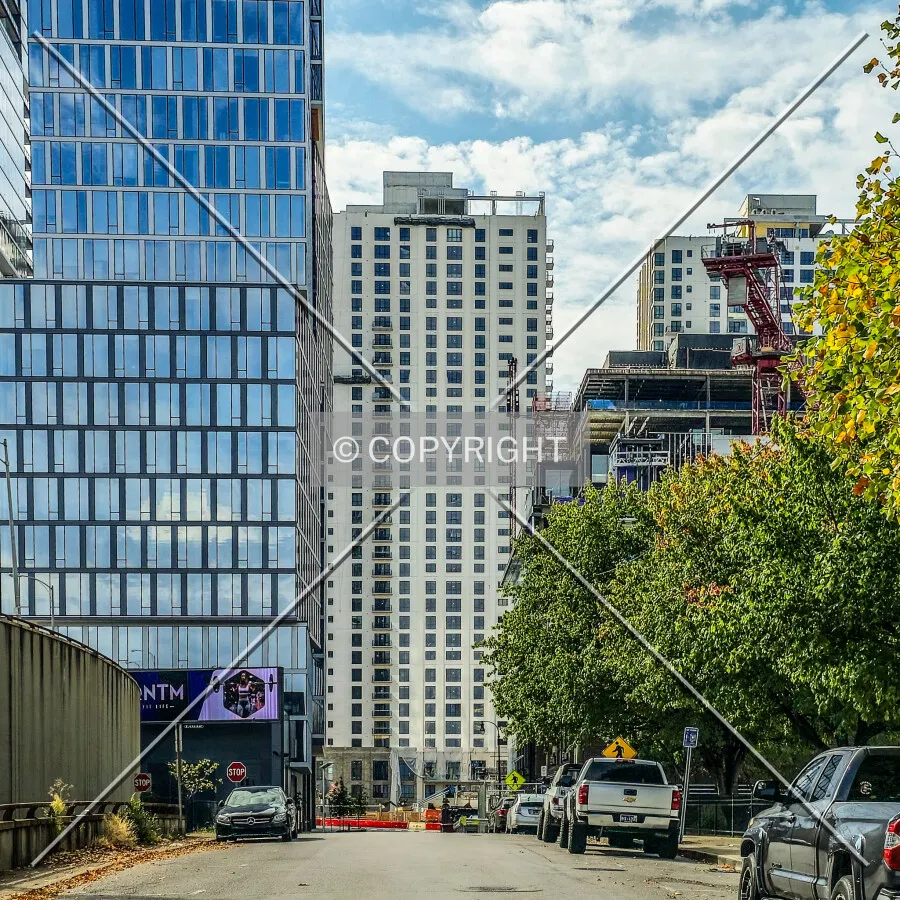 From the northwest during construction, September 1, 2024