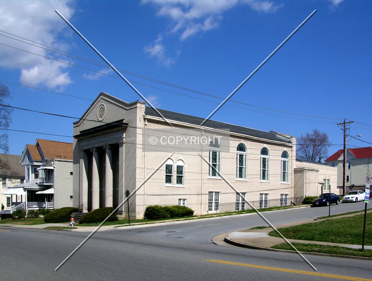 From the southwest across Franklin Road