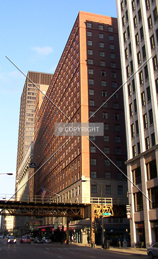 Looking east on Randolph Street