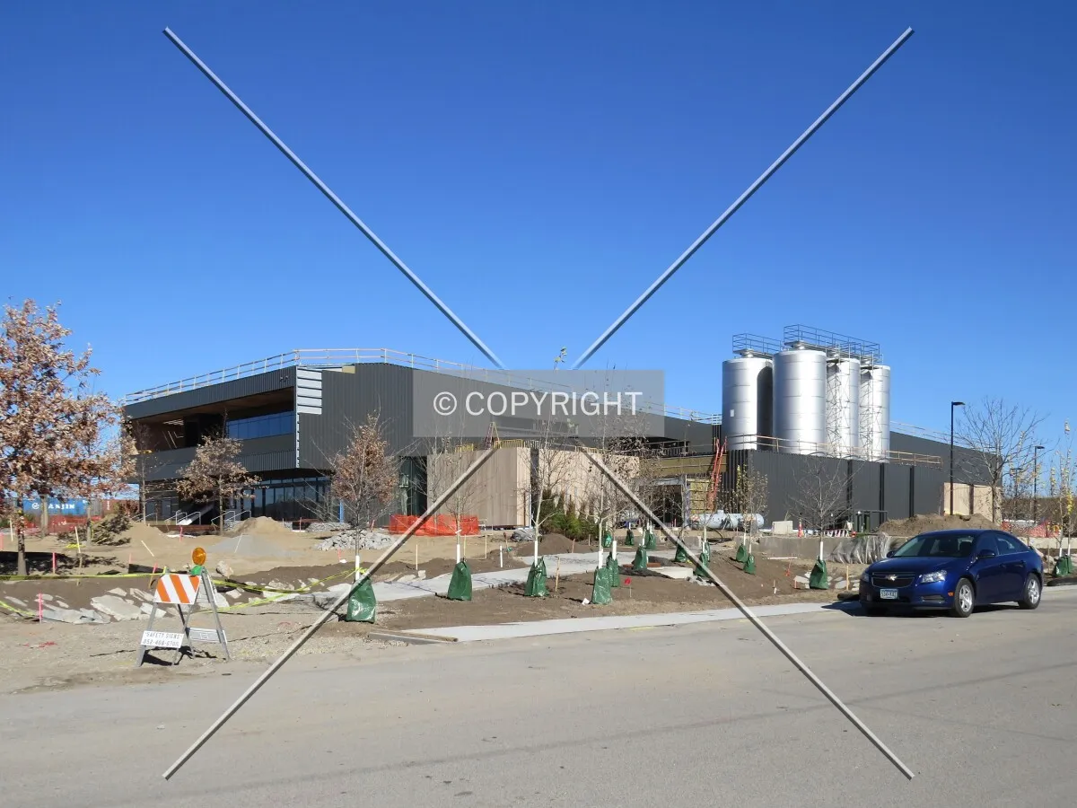 View to the northeast across 5th Street SE