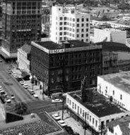 View from the southeast, circa 1950