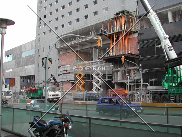 The entrance